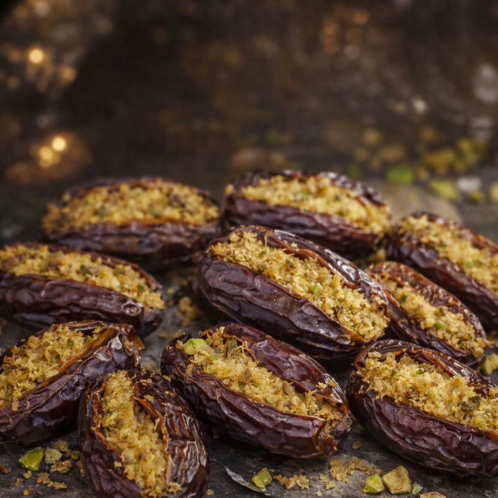 Kunafa Stuffed Dates